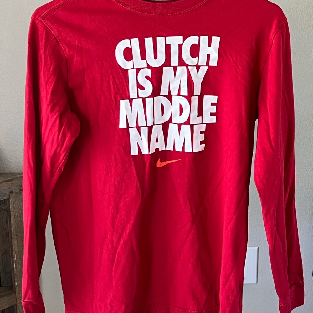 Nike, Youth XL, Red, Long Sleeve Shirt